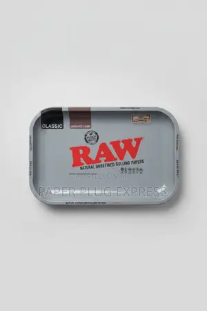 Raw Signature Rolling Trays Collection – Large 14" × 11" - Gray