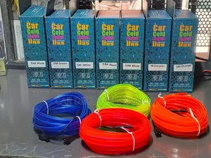 5 Metres Car Interior Cold Light Lines for Dashboard,Doors, Console