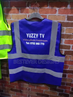 Royal Blue Pocket Reflector Jacket