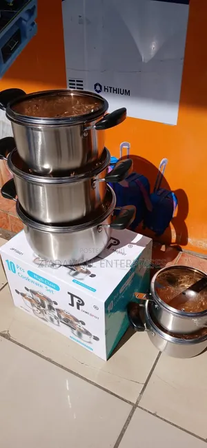 Jp Stainless Cookware Set Stainless Steel 10pcs Set