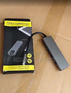 Type C 5 in 1 Macbook Adapter With Hdmi Usb