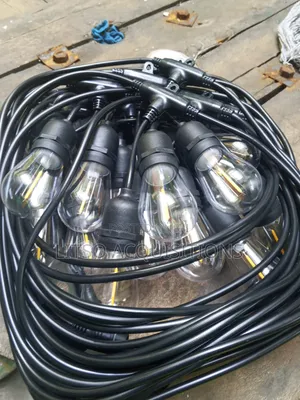 20-Meter String Lights Featuring 25 Edison-Style Led Bulbs.