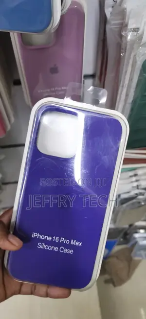 iPhone 16 Pro Max Replica Purple Silicone Case