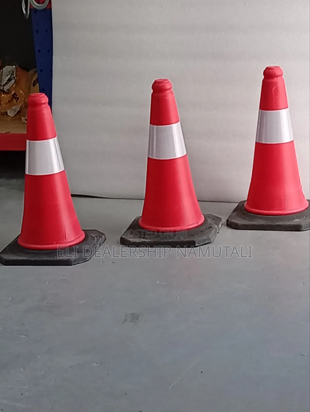 Durable Orange Warning Cone With Heavy Base