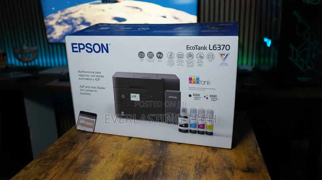 Epson Ecotank L6370 A4 Duplex Multifunction Wi-Fi Inkjet Printer