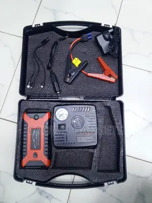 Multi-Function Car Jump Starter With Air Pump and Led Light