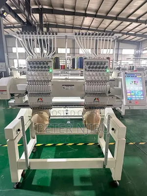 The 2-Head Embroidery Machine Is a Commercial-Grade System Designed