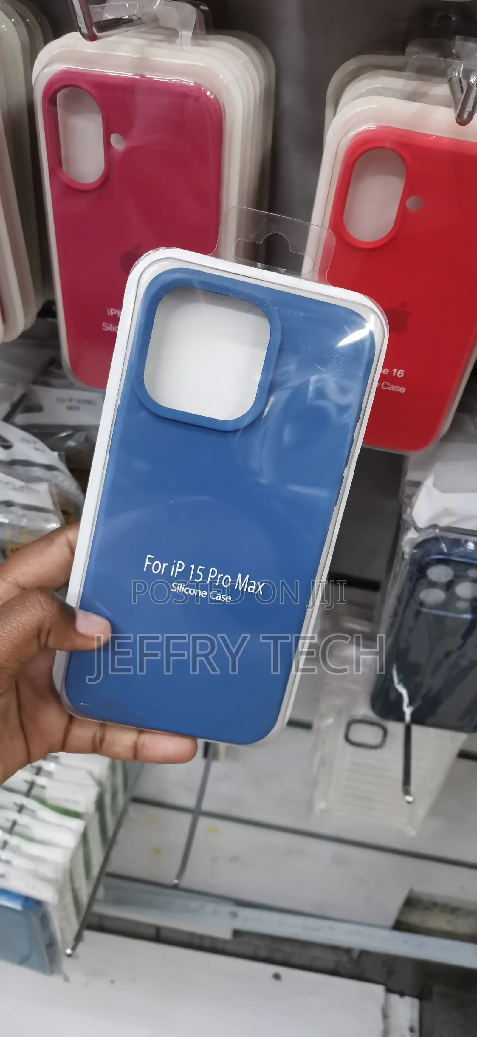 iPhone 15 Pro Max Lightweight Construction Cover-Blue.