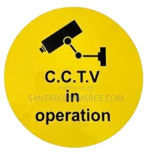 Cctv In Operation Video Surveillance Sign Sticker