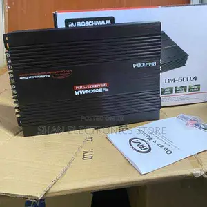 Low Noise-Boschmann 4 Channel 1300w Powerful Bridgeable Amplifier