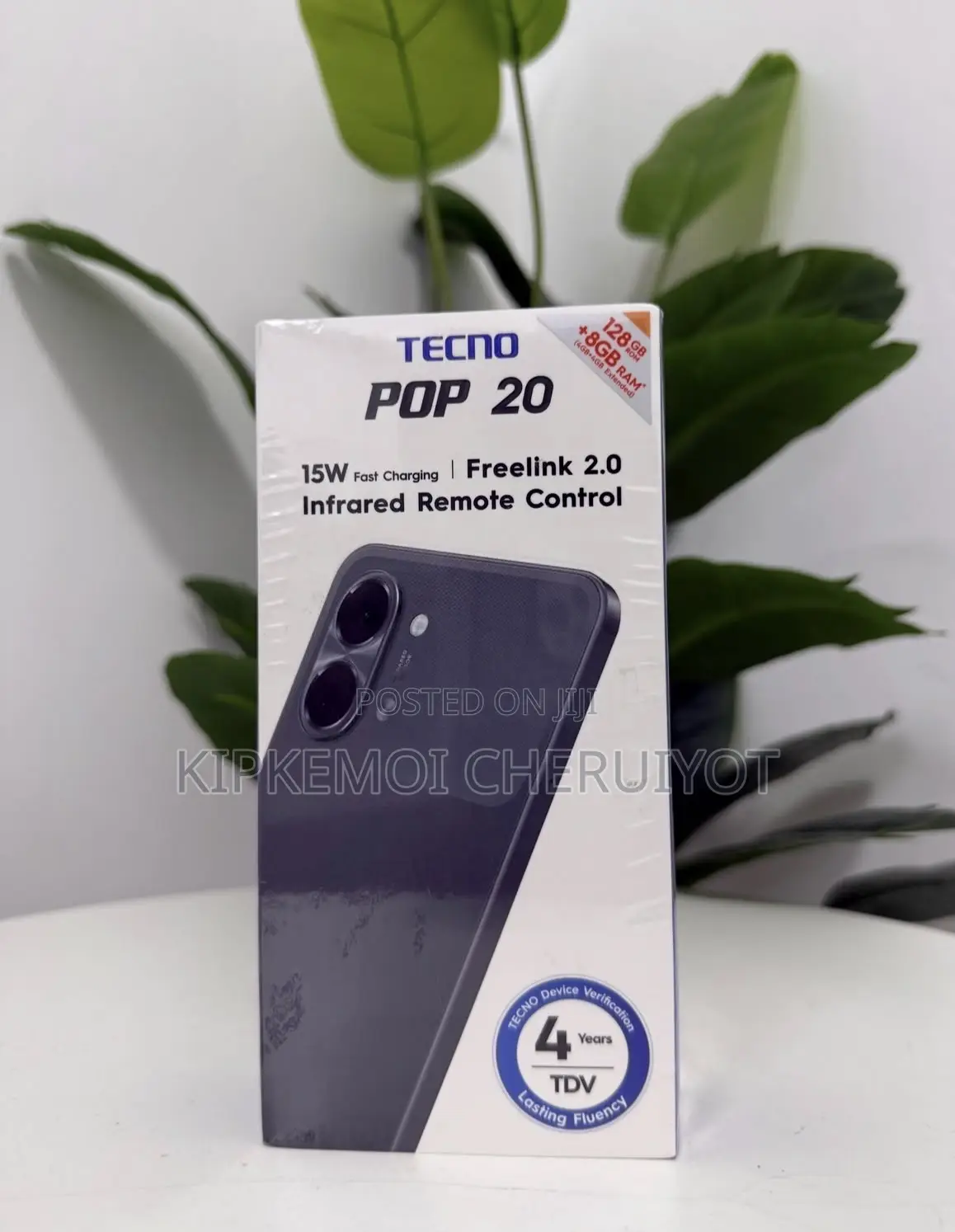 New Tecno Pop 20 128 GB Black