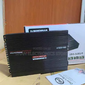 High-Powered Audio Performance Bm600 4-Channel Ampboschmann