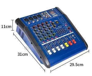 4 Channel 402d Usb Wired Power Amplifier Mixer 20hz-20khz