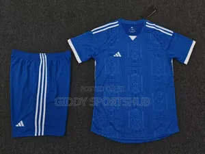 Play the Adidas Way Adidas Soccer Uniform Blue