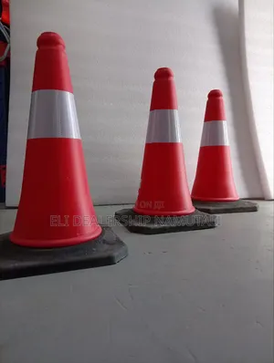 Pvc Construction Safety Cone With Weighted Rubber Base 500mm