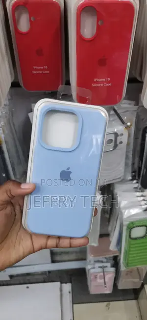 iPhone 15 Pro in Light Blue Shade Cover