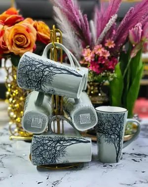 *6pcs Ceramic Mugs