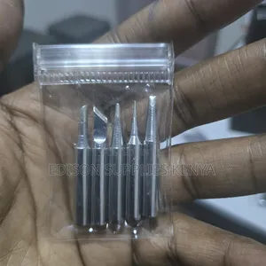 Solder Tips 5pcs Silver Soldering Iron Gun Welding Station Tip