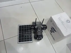 Wireless Solar Camera Triple Lens Hd Security CCTV for Home Business