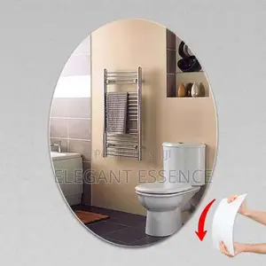 *Peel and Stick Unbreakable Mirror Size 30cm*40cm*