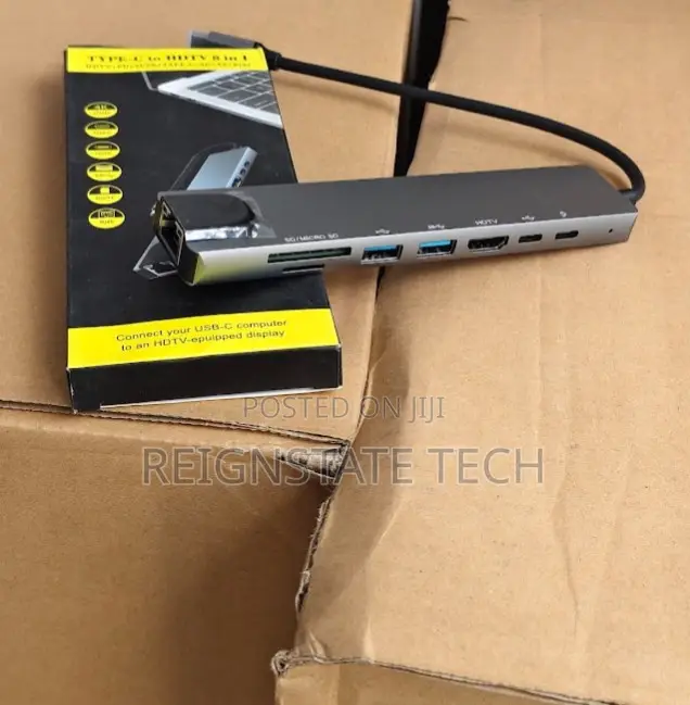 Type C 8 in 1 Usb C ,Type C Hub Ethernet Hdmi Hub