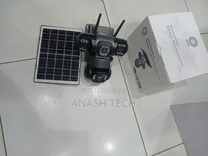 Solar Powered Triple Lens Surveillance Camera With Pir Detection
