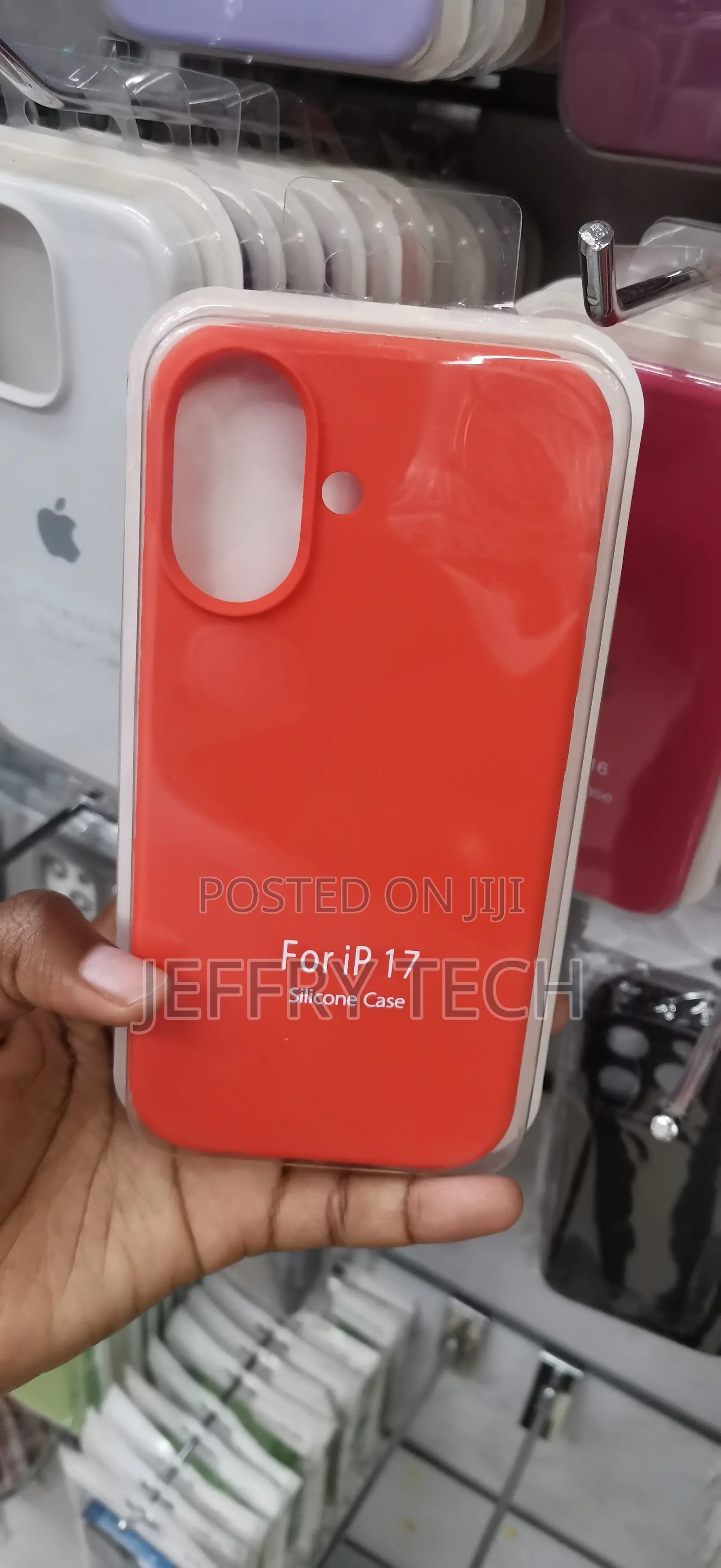iPhone 17, Distinct, Single Pill-Shaped Camera Cutout Cover-Red