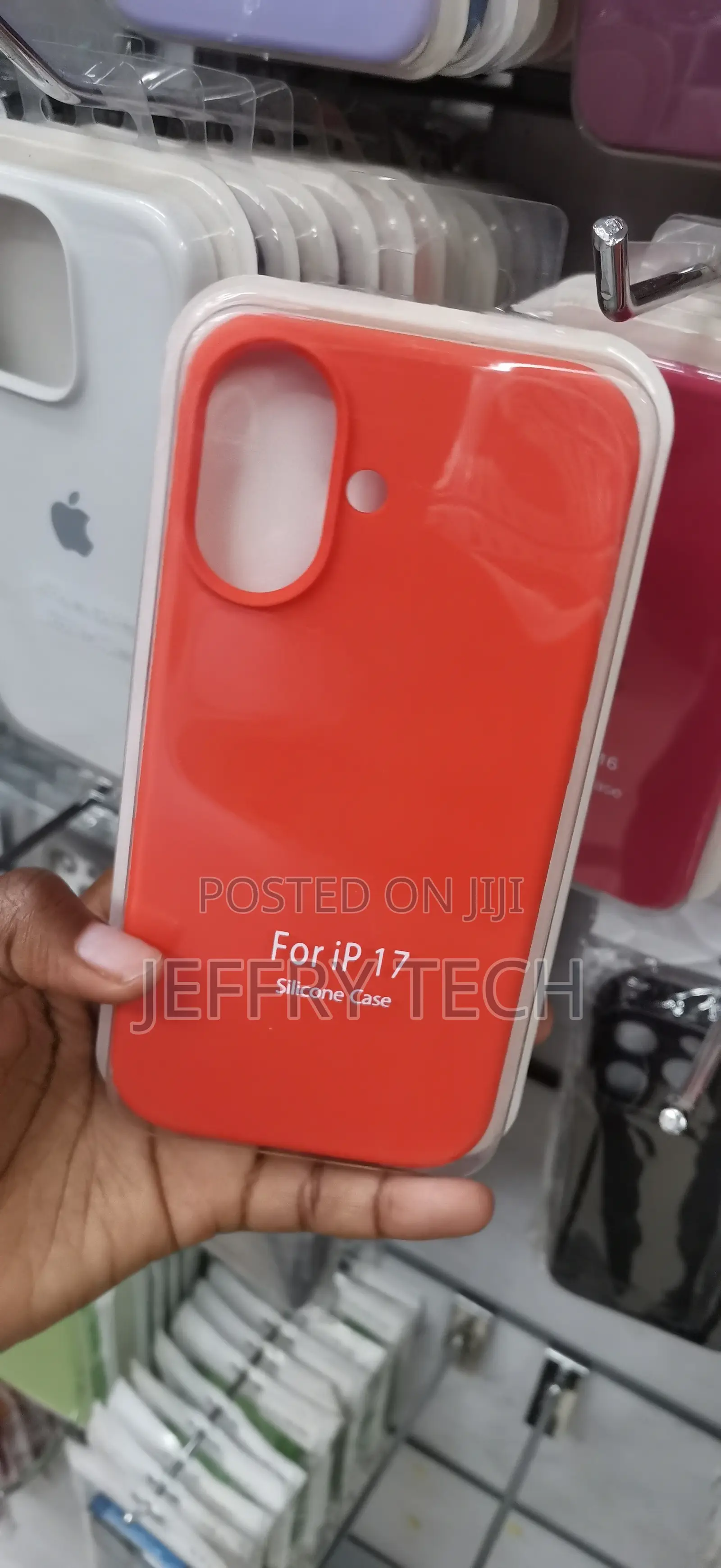 iPhone 17, Distinct, Single Pill-Shaped Camera Cutout Cover-Red