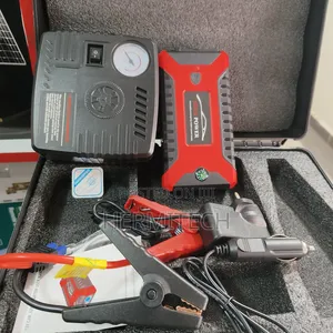 High Power Kit Jump Starter Kit With Compressor and 99800mah Battery