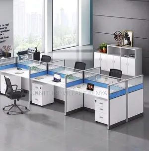Eco-friendly Six Person Office Workstation