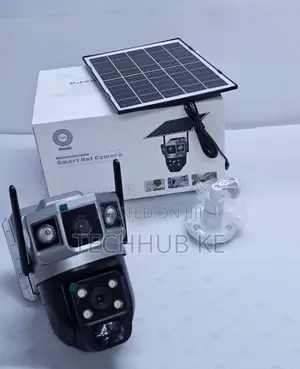 Wireless 4g Dual Lens Solar Camera With Remote Phone Access