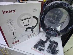 Complete Studio Setup: Jmary Fm-14rl 14" Led Ring Light + Pro Tripod