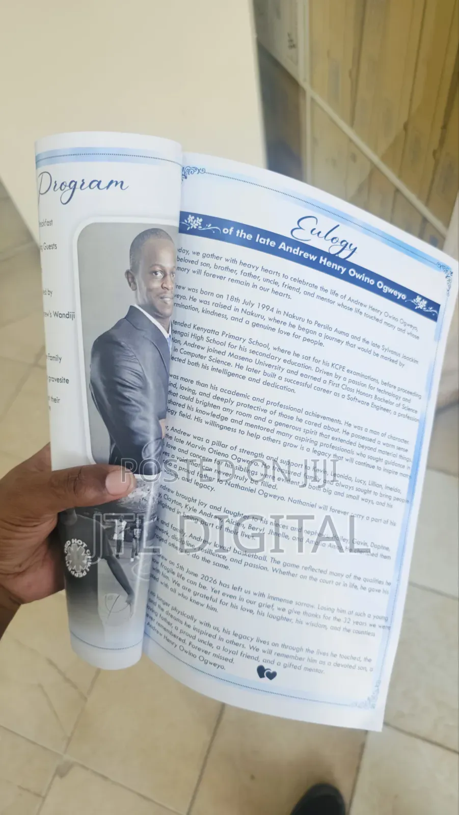 Best Burial Programs Printing