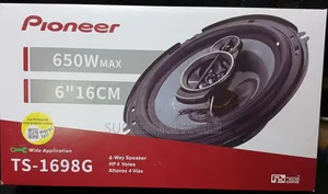 Pioneer Ts-1698g 4-Way Car Speaker 650w.