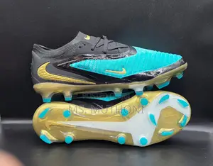 Turquoise/ Metallic Gold Nike Phantom Gx Elite Fg Soccer Cleats