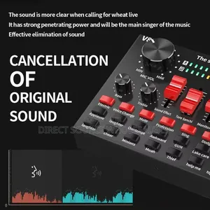 V8s Audio Mixer for Live Broadcast Karaoke