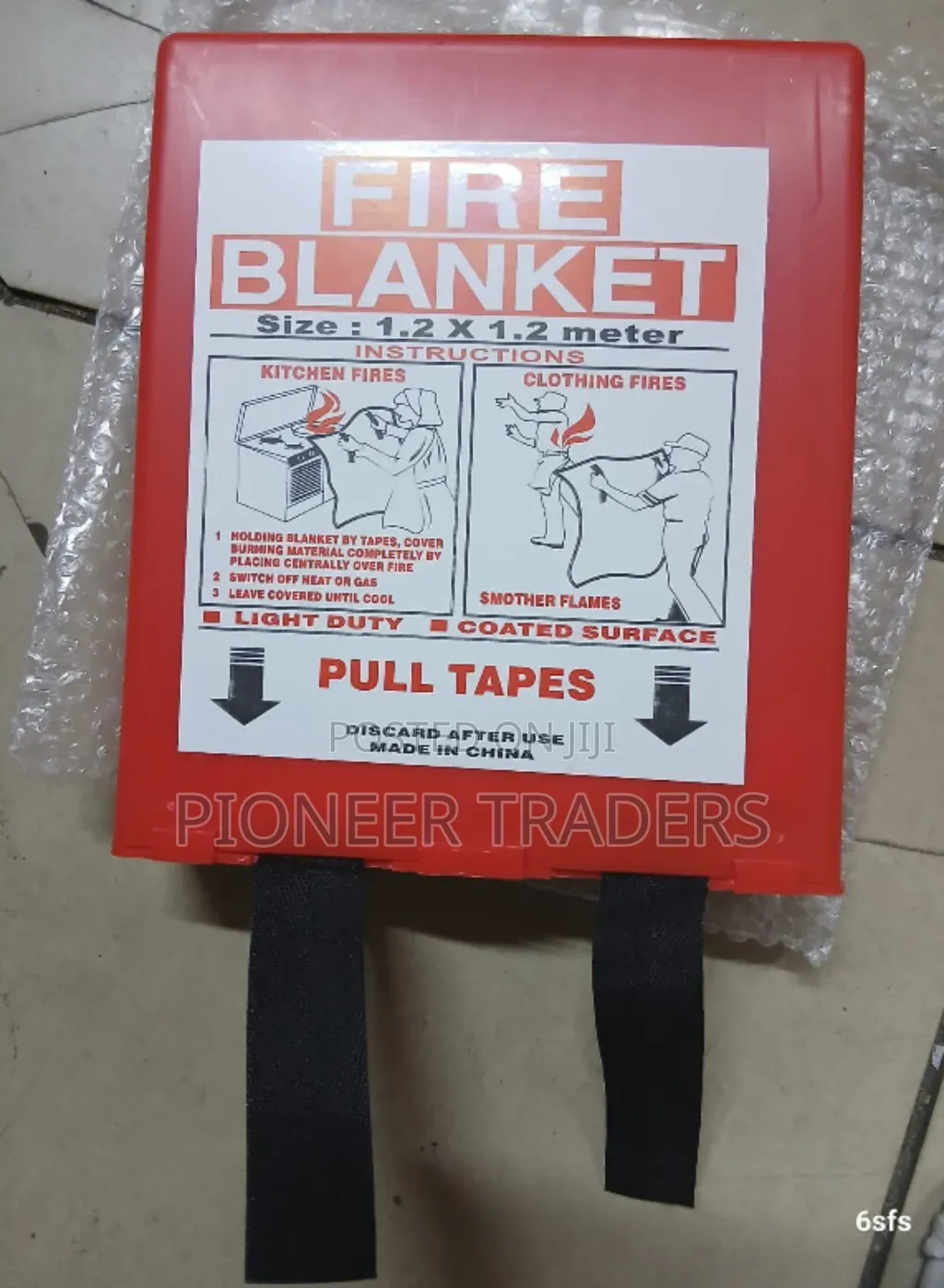 Fire Blanket Size 1.2m X 1.2m
