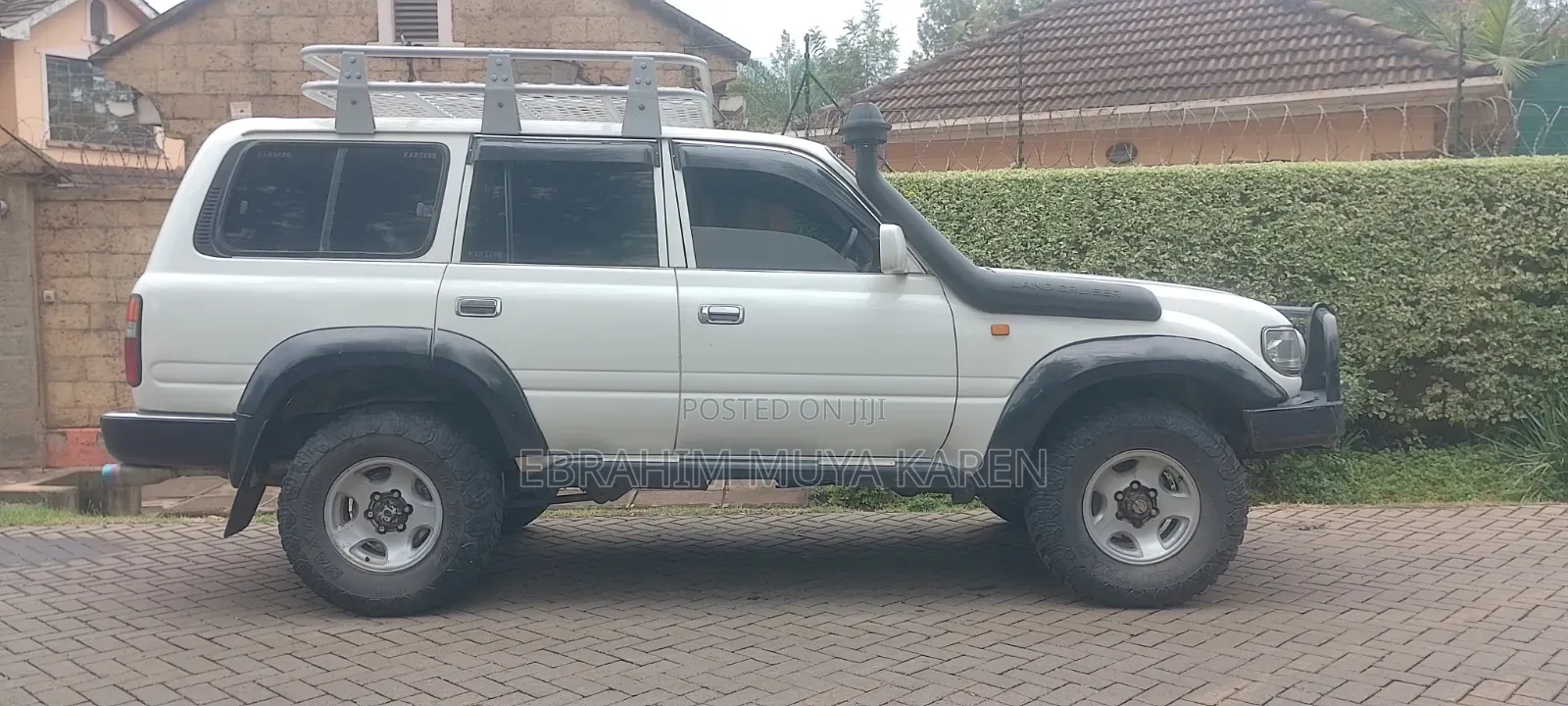 Toyota Land Cruiser 1996 White