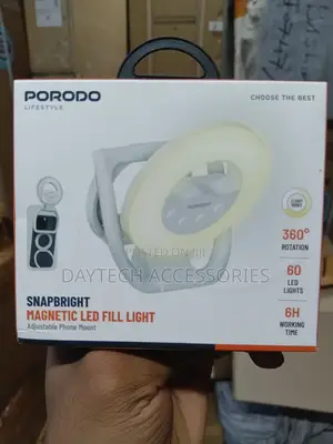Porodo Lifestyle Snapbright Magnetic Led Fill Light – White P