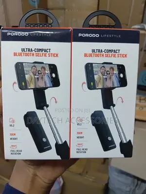 The Porodo Lifestyle Ultra-Compact Bluetooth Selfie Stick