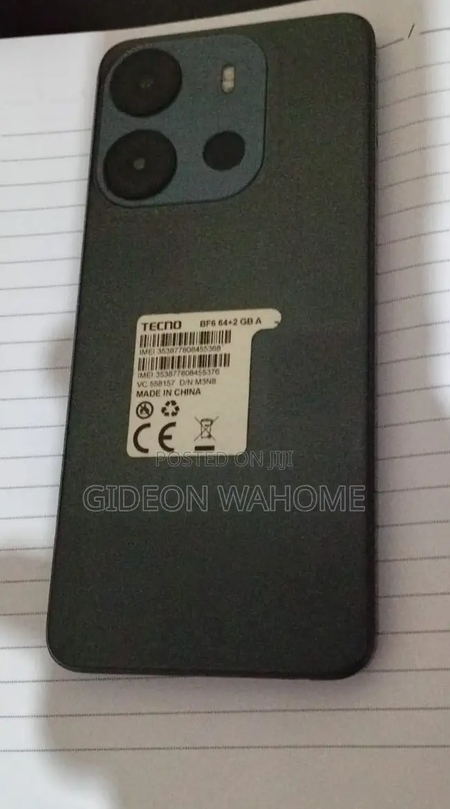 Tecno Pop 7 64 GB Black