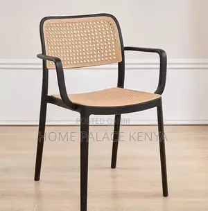 Plastic Chair: Multi Coloured Rattan Plastic Chair