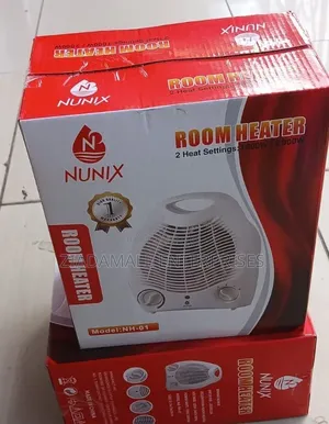 Nunix Fan Heater 1000–2000w – Fast & Efficient Room Heating