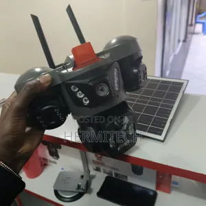 Solar Triple Lens 4g Outdoor Cctv Surveillance Camera