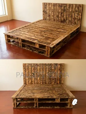 5×6 Pallet Bed Frame – Strong Wooden Pallet Bed, Heavy Duty.9899