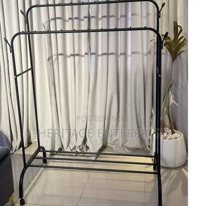 Double Pole, Cloth Rack Metallic Pole