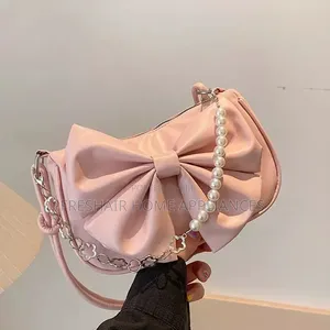 Pink Black and White Handbags