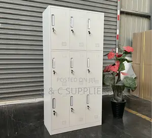 9 Locker Office Cabinet