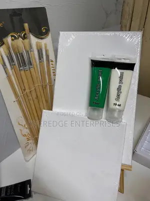 Art Materials Drawing Canvas Available