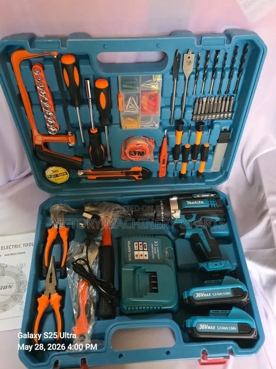 Makita 36v Cordless Drill Set – Professional Heavy Duty Kit